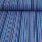 Preview: Dekostoff Jacquard Webstreifen Webmuster Blautöne